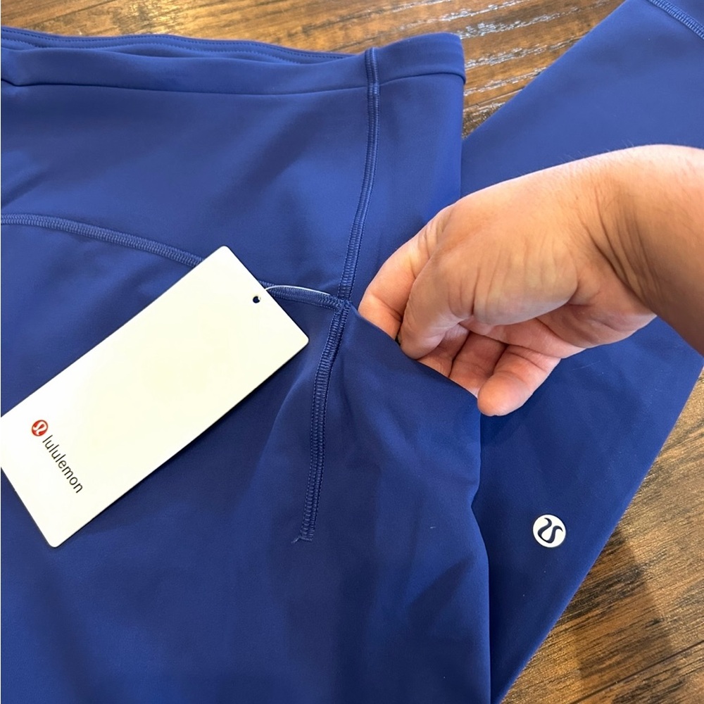 NWT Lululemon Swift Speed High Rise Tights Pockets Leggings Psychic Blue HTF 16 - Picture 10 of 16